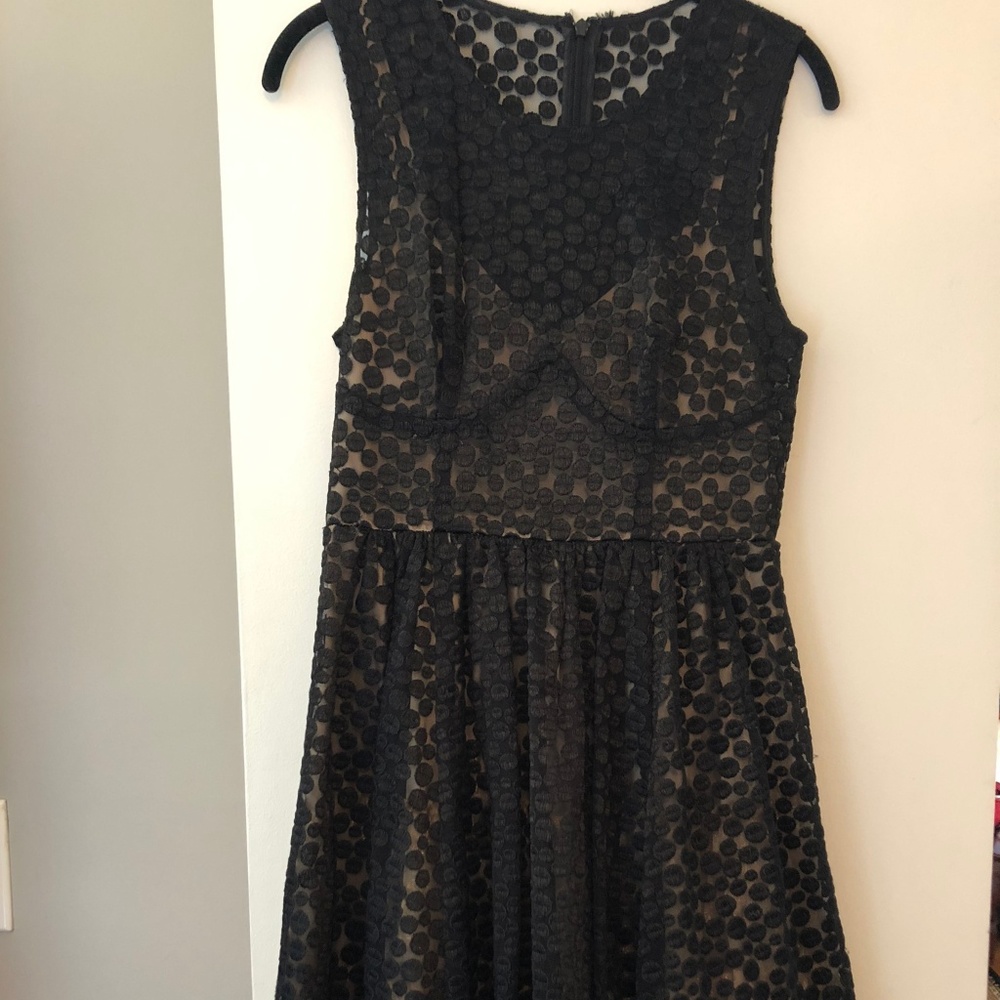 Tracy Reese Flare Dot Dress Size 6
